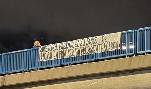 科贝：马德里街头出现了大量针对弗洛伦蒂诺的批评横幅