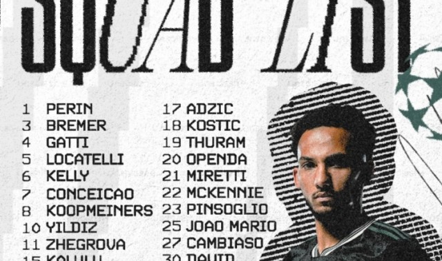 网页版登录入口地址-尤文vs摩纳哥欧冠名单：伊尔迪兹领衔，戴维、布雷默、孔塞桑在列